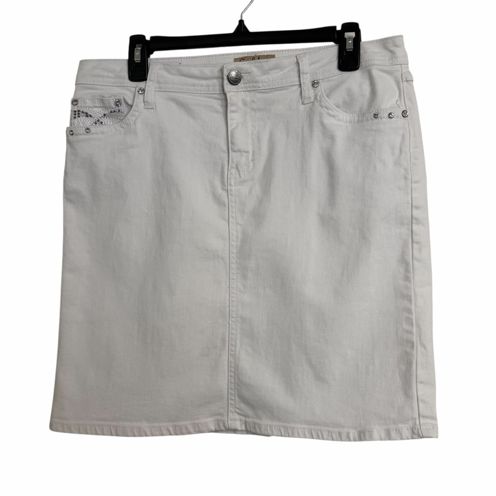 Earl Jeans White Mini Skirt - 12